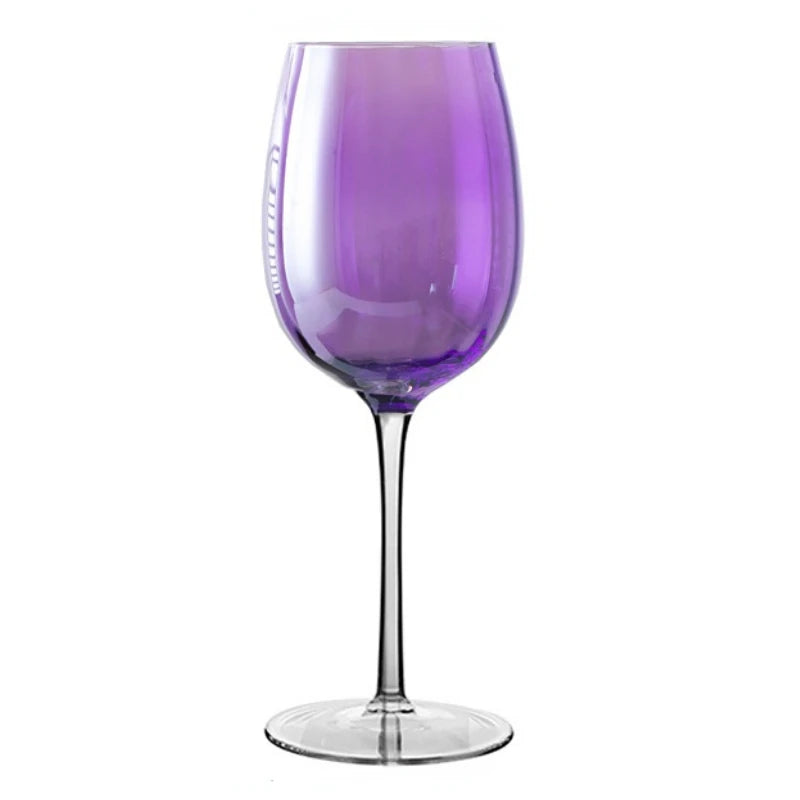 250-500ml Purple Crystal Series Goblet Gather Aroma Red Wine Champagne Cup Family Restaurant Holiday Drinkware Gift
