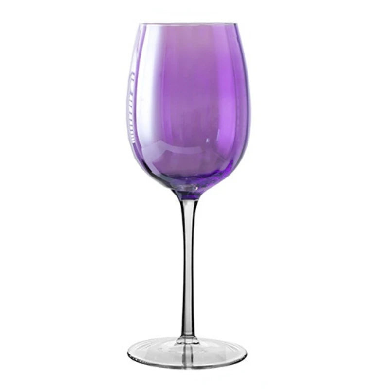 250-500ml Purple Crystal Series Goblet Gather Aroma Red Wine Champagne Cup Family Restaurant Holiday Drinkware Gift