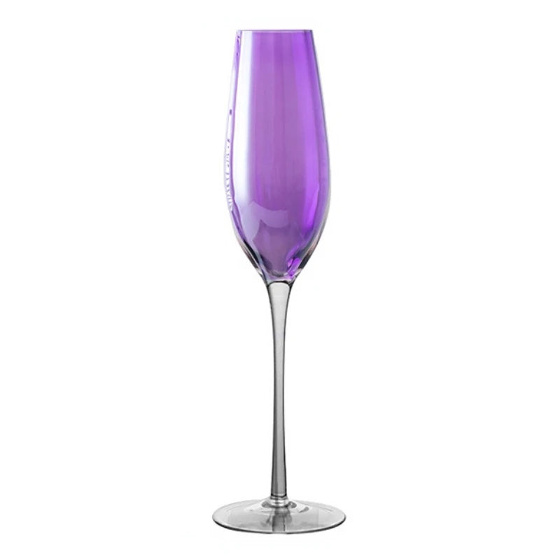 250-500ml Purple Crystal Series Goblet Gather Aroma Red Wine Champagne Cup Family Restaurant Holiday Drinkware Gift