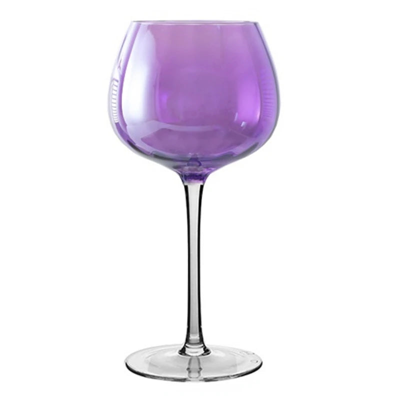 250-500ml Purple Crystal Series Goblet Gather Aroma Red Wine Champagne Cup Family Restaurant Holiday Drinkware Gift